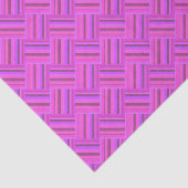 Roze strepen diagonaal geweven patroon tissuepapier (Detail)