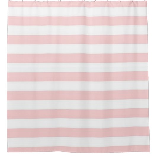 Roze strepen douchegordijn (Voorkant)