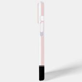 Roze strepen Eiffeltoren Case-Mate iPhone Case (Achterkant / Links)