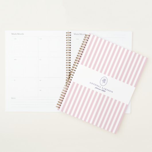 Roze strepen, Elegante planner (Display)
