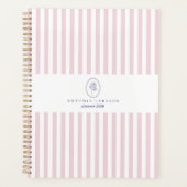 Roze strepen, Elegante planner (Voorkant)