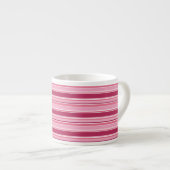 Roze strepen espresso kop (Voorkant rechts)