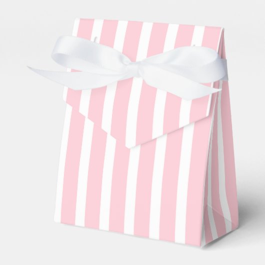 Roze Strepen Favor Doos Bedankdoosjes (Voorkant Zijde)