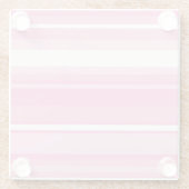 Roze strepen glazen onderzetter (Achterkant)