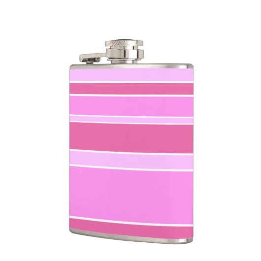 Roze strepen heupfles (Links)