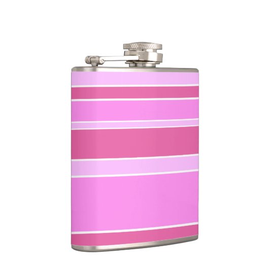 Roze strepen heupfles (Rechts)