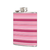 Roze strepen heupfles (Links)