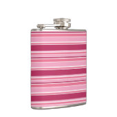 Roze strepen heupfles (Rechts)