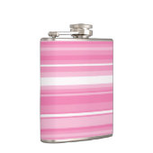 Roze strepen heupfles (Rechts)