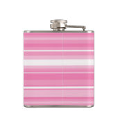 Roze strepen heupfles (Achterkant)