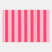 Roze strepen inpakpapier vel (Voorkant)