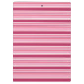 Roze strepen klembord (Achterkant)