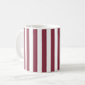 Roze Strepen Koffiemok (Voorkant links)