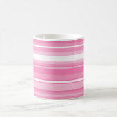 Roze strepen koffiemok (Center)