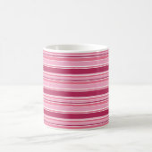Roze strepen koffiemok (Center)