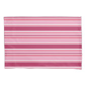 Roze strepen kussensloop (Voorkant)