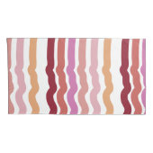 Roze strepen kussensloop (Achterkant-Rechts)
