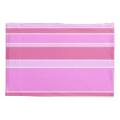 Roze strepen kussensloop (Achterkant)