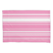 Roze strepen kussensloop (Voorkant)