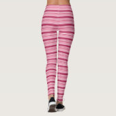 Roze strepen leggings (Achterkant)
