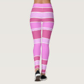 Roze strepen leggings (Achterkant)