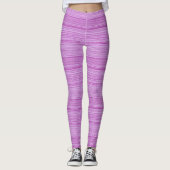 roze strepen leggings van textiel (Voorkant)