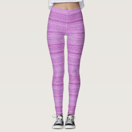 roze strepen leggings van textiel