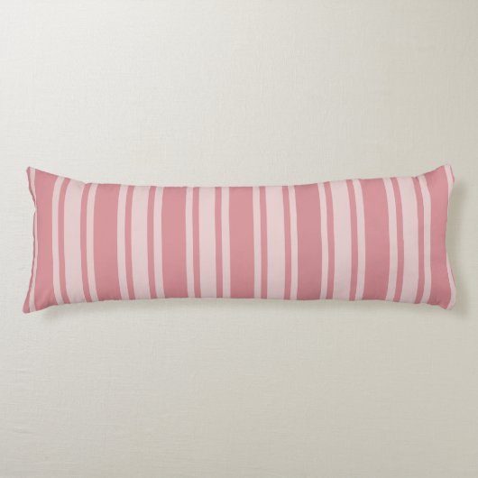 Roze Strepen Lichaamskussen (Voorkant)