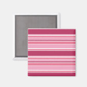 Roze strepen magneet (Voorkant / Achterkant)