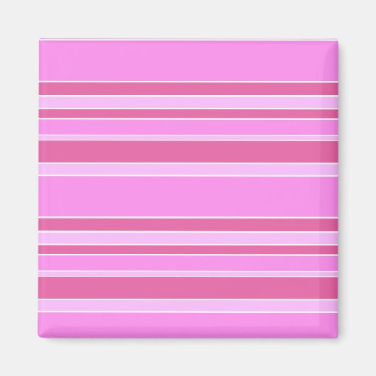 Roze strepen magneet (Voorkant)