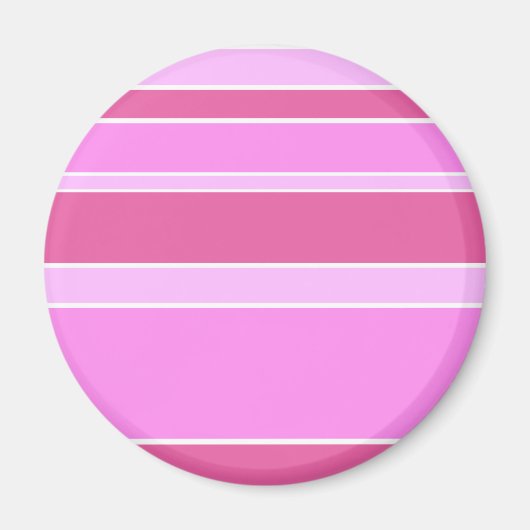 Roze strepen magneet (Voorkant)
