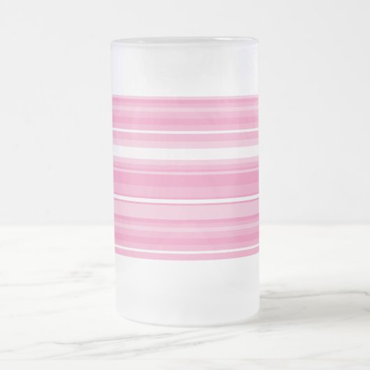 Roze strepen matglas bierpul (Center)