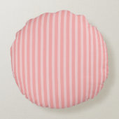 Roze strepen met vlinder rond kussen (Achterkant)
