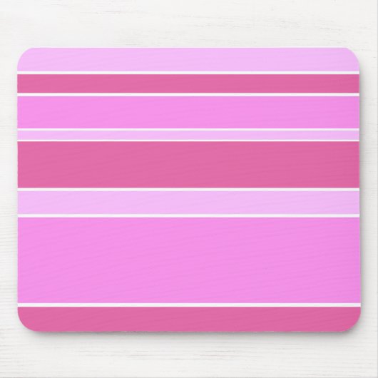 Roze strepen muismat (Voorkant)