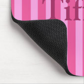  roze strepen muismat (Hoek)