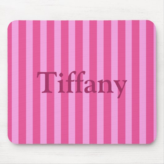  roze strepen muismat (Voorkant)
