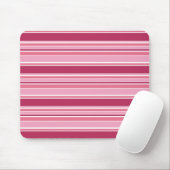 Roze strepen muismat (Met muis)