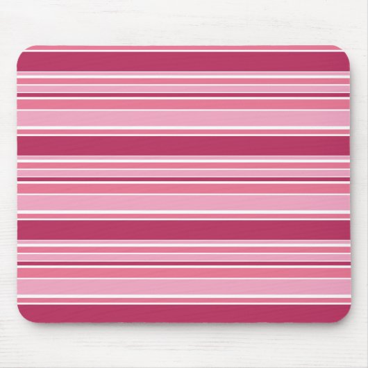 Roze strepen muismat (Voorkant)