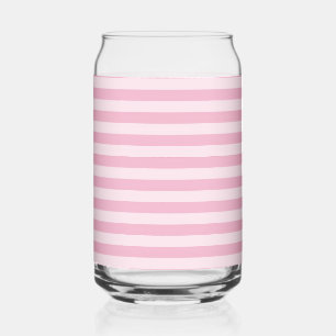 Roze Strepen Naadloos Patroon Blikvorm Glas
