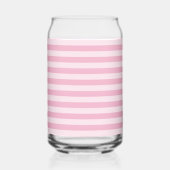 Roze Strepen Naadloos Patroon Blikvorm Glas (Achterkant)