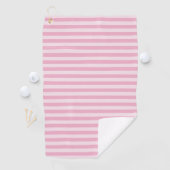 Roze Strepen Naadloos Patroon Golfhanddoek (Insitu)