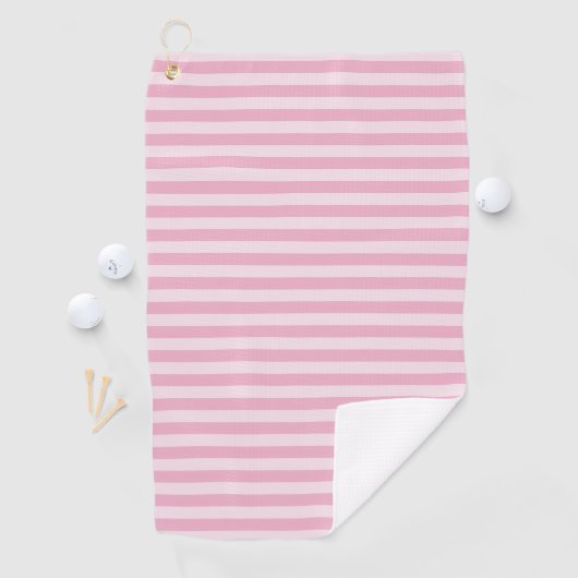 Roze Strepen Naadloos Patroon Golfhanddoek (Insitu)