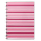 Roze strepen notitieboek (Voorkant)
