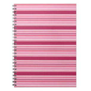 Roze strepen notitieboek