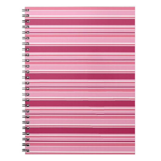 Roze strepen notitieboek (Voorkant)
