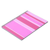 Roze strepen notitieboek (Linkerzijde)