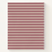 Roze strepen notitieboek (Achterkant)