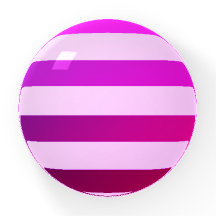 Roze Strepen Paperweight