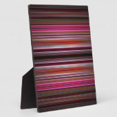 Roze strepen patroon fotoplaat (Zijkant)