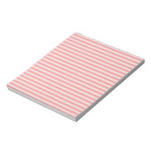 Roze Strepen Patroon Notitieblok (Linkerzijde)